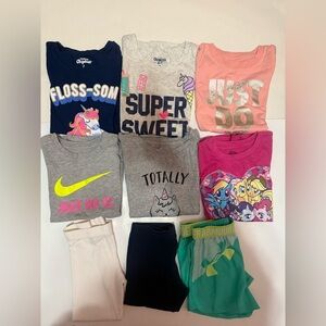 Nike Girls Short sleeve 6 T-shirts + 3bottoms
